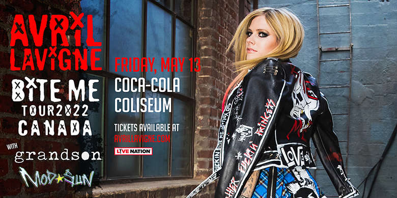 Avril Lavigne grandson MOD SUN Live Nation Toronto Coca-Cola Coliseum Friday May 13, 2022