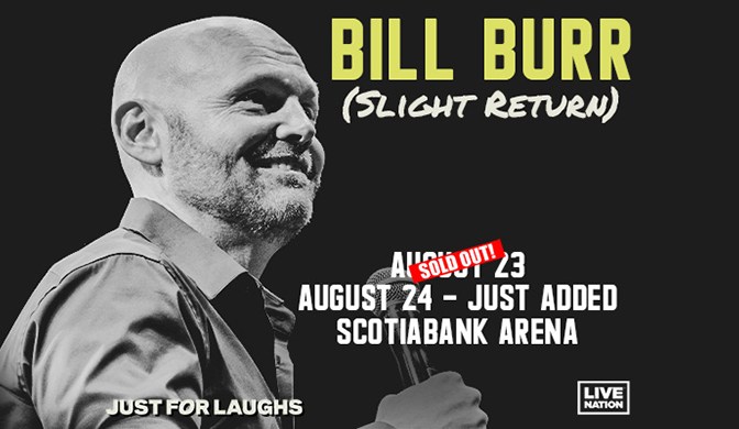 Bill Burr Slight Return Second Show August 24th, 2022 Scotiabank Arena Toronto Ontario Canada