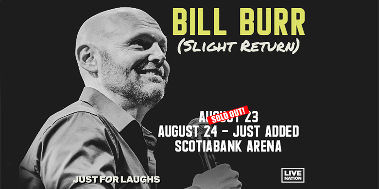 Bill Burr Slight Return Second Show August 24th, 2022 Scotiabank Arena Toronto Ontario Canada