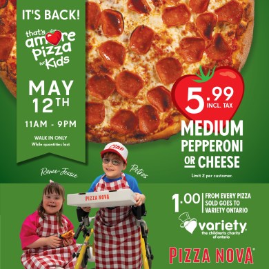 Win a $50 gift card to Pizza Nova