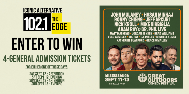 Enter to Win 4 tickets to the Great Outdoors Comedy Festival
